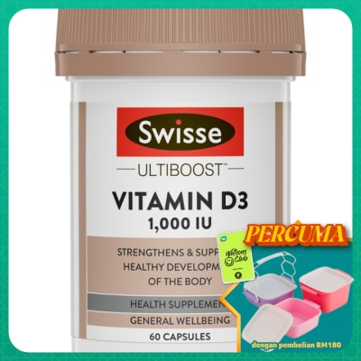 SWISSE - Ultiboost Vitamin D3 1000IU 60s