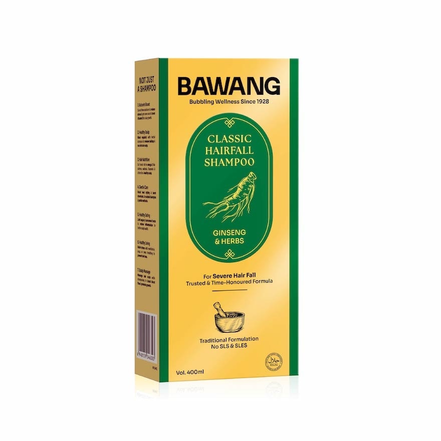 Classic Hair Fall Shampoo 400ml with Chinese Herbal Formulation