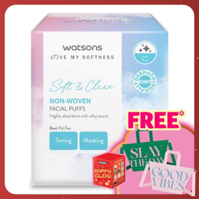 WATSONS Premium Non Woven Facial Puffs 180's