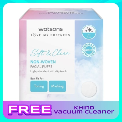WATSONS Premium Non Woven Facial Puffs 180's