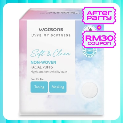 WATSONS Premium Non Woven Facial Puffs 180's