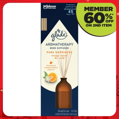 GLADE Aromatherapy Reed Diffuser-Orange 80Ml