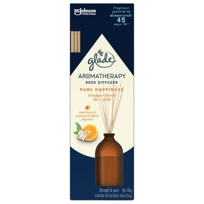 GLADE Aromatherapy Reed Diffuser-Orange 80Ml