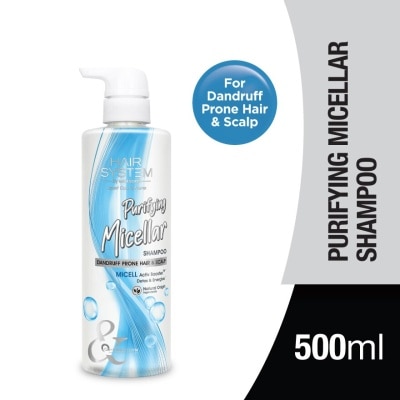 HAIR SYSTEM BY WATSONS Micellar Botanical Purifying Shampoo 500ml