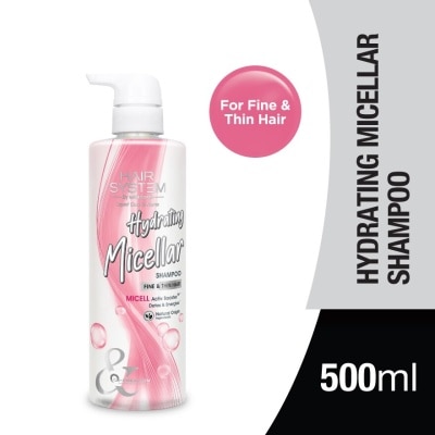 HAIR SYSTEM BY WATSONS Micellar Botanical Hydrating Shampoo 500ml