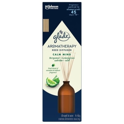 GLADE Aromatherapy Reed Diffuser-Lemongrass 80ml