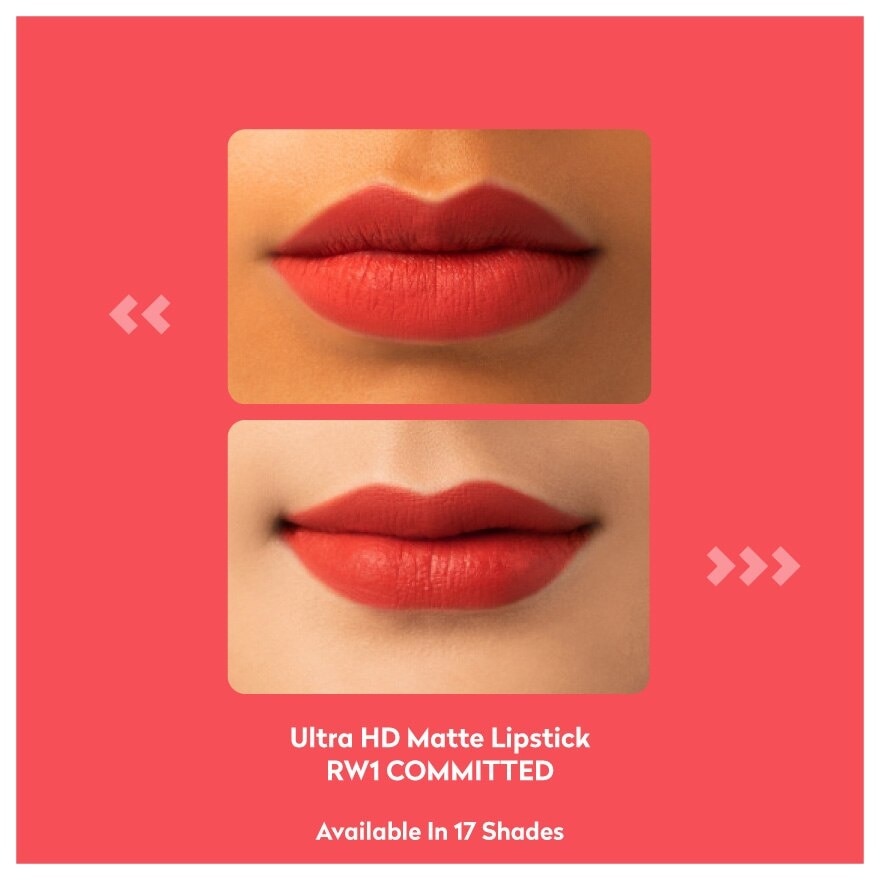 Ultra HD Matte Lipstick Committed RW1 3.5g