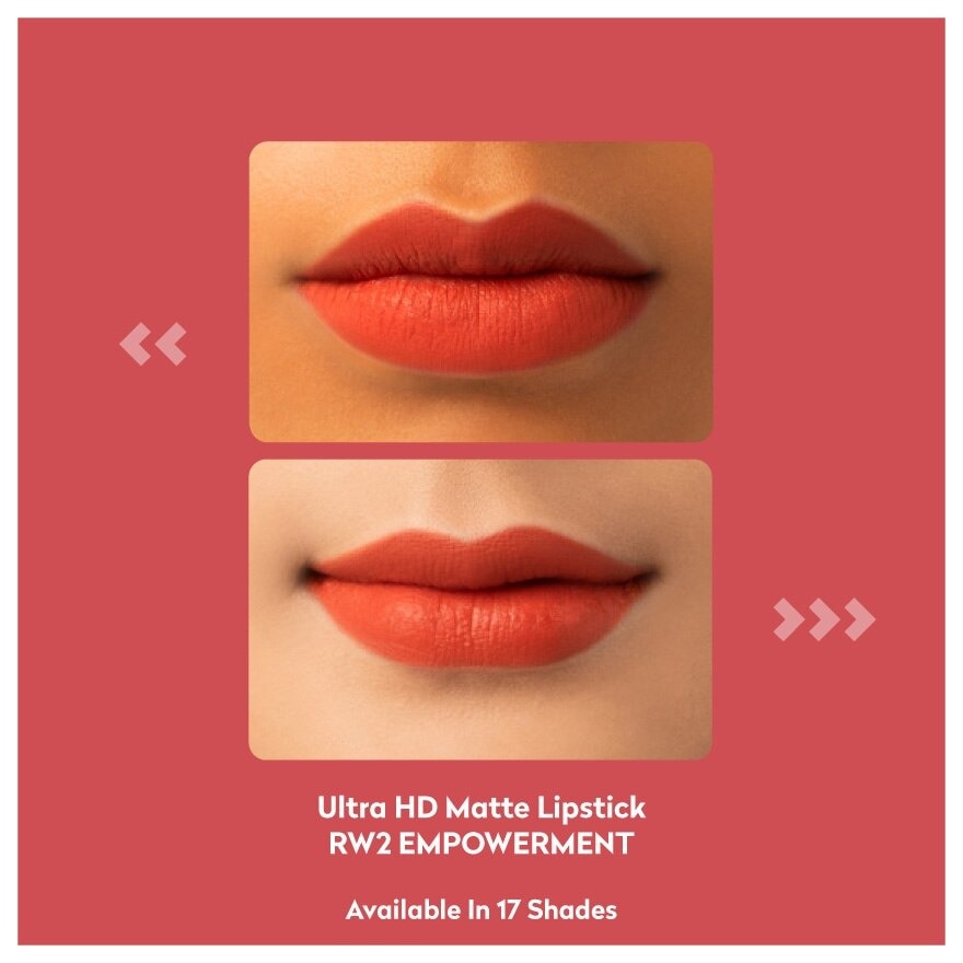 Ultra HD Matte Lipstick Empowerment RW2 3.5g