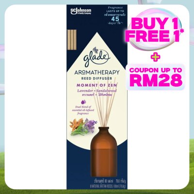 GLADE Aromatherapy Reed Diffuser-Lavender 80Ml