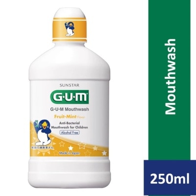 GUM Mouthwash Fruit Mint Flavor for Children 250ml