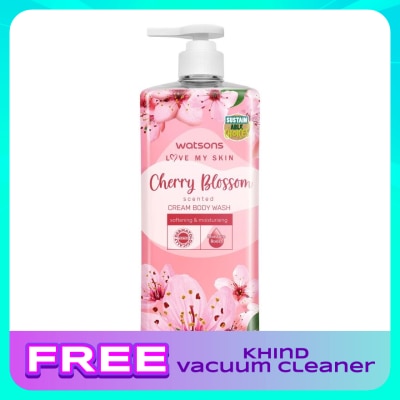 WATSONS Cherry Blossom Scented Cream Body Wash 1L