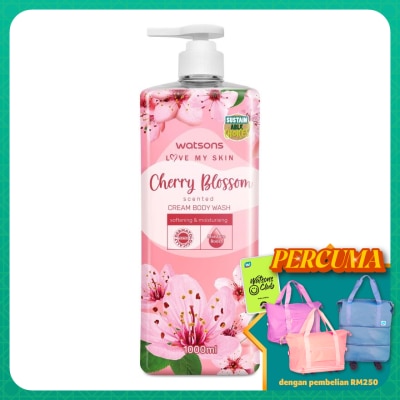 WATSONS - Cherry Blossom Scented Cream Body Wash 1L