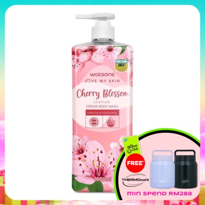 WATSONS - Cherry Blossom Scented Cream Body Wash 1L