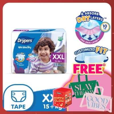 DRYPERS Wee Wee Dry Jumbo Tape XXL 32s