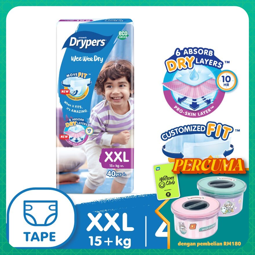 Wee Wee Dry Megapack XXL 40s