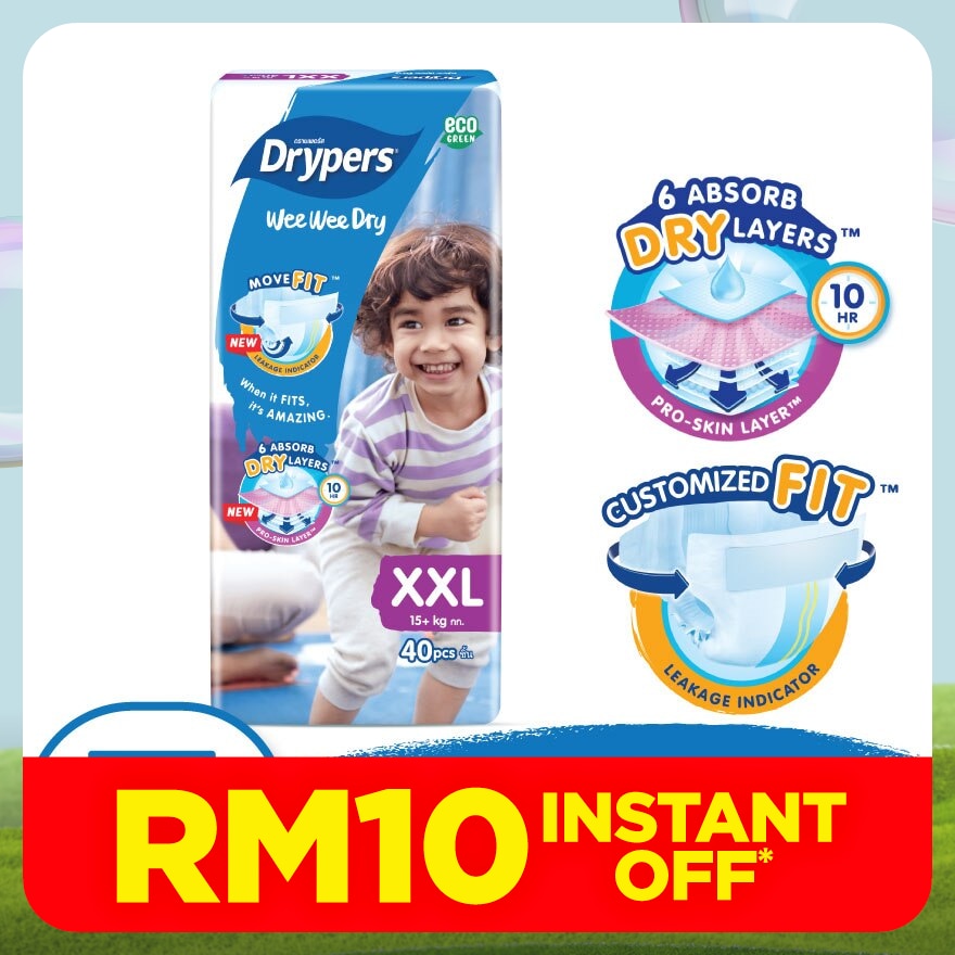 Wee Wee Dry Megapack XXL 40s