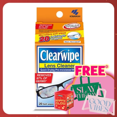 CLEARWIPES Quick Drying Pre-Moistened Wipes 20s