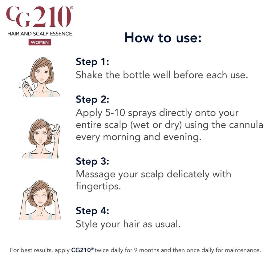 CG210 Hair Essence - Women 80ml