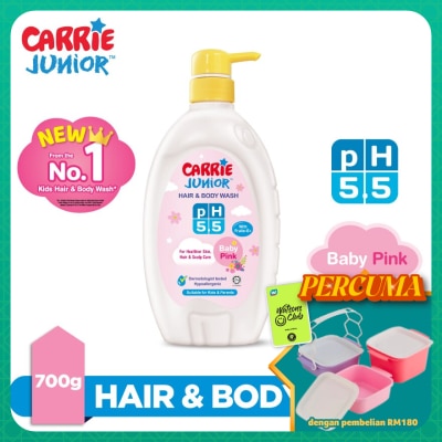 CARRIE JUNIOR - PH5.5 Baby Pink Hair & Body Wash 700g