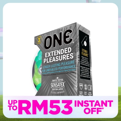 ONE Extended Pleasures Condom 3's