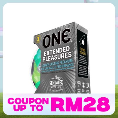 ONE Extended Pleasures Condom 3's