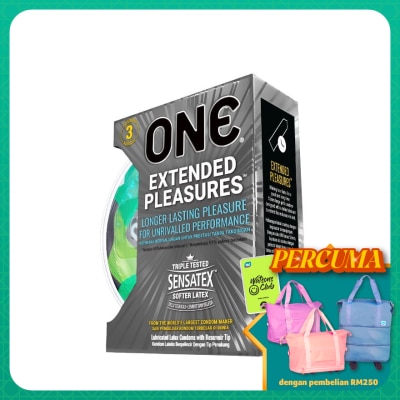 ONE - Extended Pleasures Condom 3's