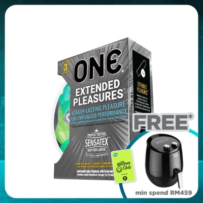 ONE Extended Pleasures Condom 3's