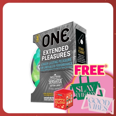 ONE Extended Pleasures Condom 3's