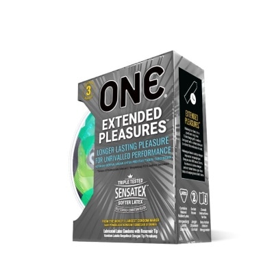 ONE Extended Pleasures Condom 3's