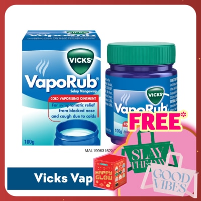 VICKS Vaporub Cold Vaporizing Ointment 100g