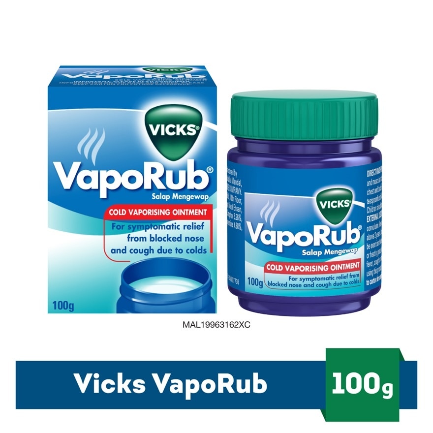 Vaporub Cold Vaporizing Ointment 100g