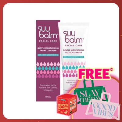 SUU BALM FACIAL CARE GENTLE MOISTURISING FACIAL CLEANSER 100ML