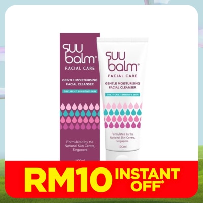SUU BALM FACIAL CARE GENTLE MOISTURISING FACIAL CLEANSER 100ML