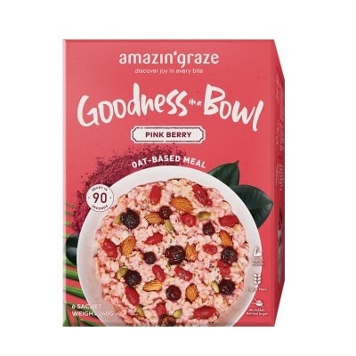 AMAZING GRAZE Goodness Bowl Pink Berry 6sx40G