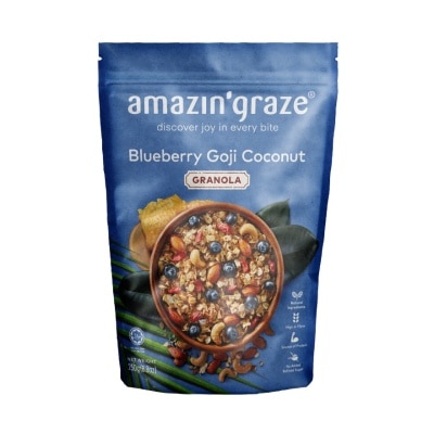 AMAZING GRAZE Blueberry Goji Coconut Granola 250g