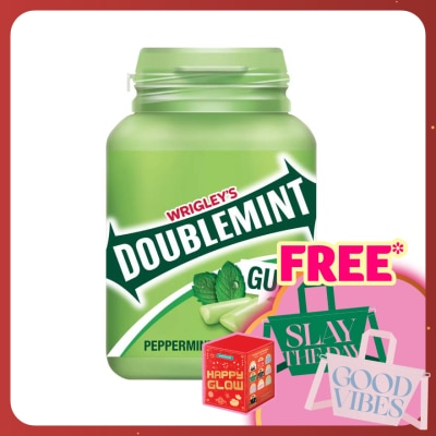 WRIGLEY'S Doublemint Chewing Gum Peppermint Bottle 58g