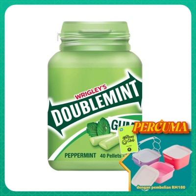 WRIGLEY'S - Doublemint Chewing Gum Peppermint Bottle 58g