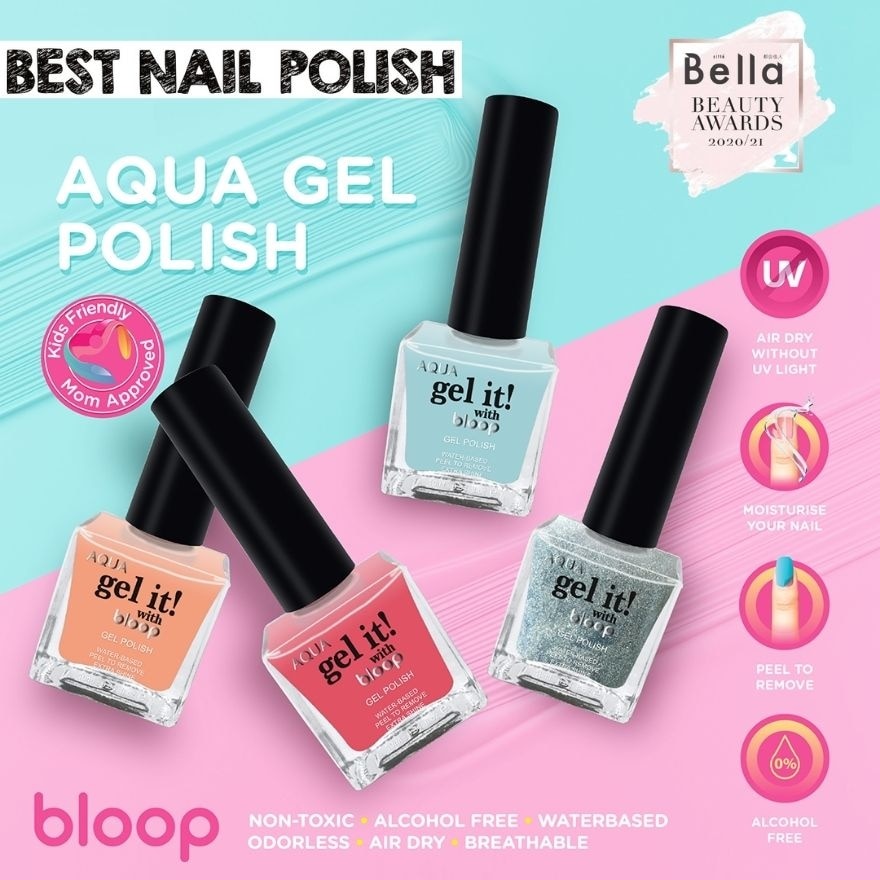 Aqua Gel W001 Shiny Topcoat 10ML