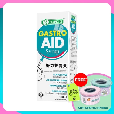 HURIX'S Gastro Aid Syrup 100milliliter