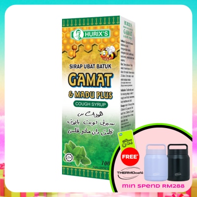 HURIX'S - Gamat & Madu Plus Cough Syrup 100ml