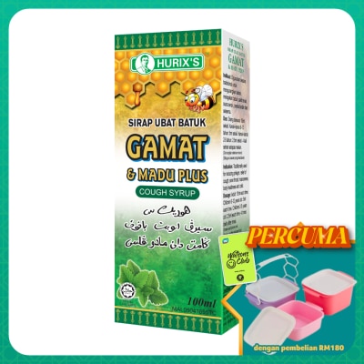 HURIX'S - Gamat & Madu Plus Cough Syrup 100ml