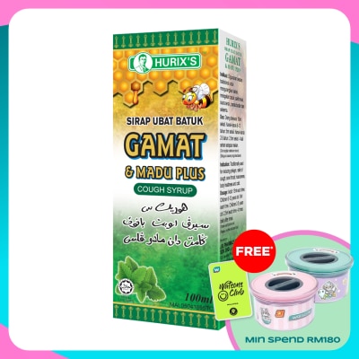HURIX'S Gamat & Madu Plus Cough Syrup 100ml