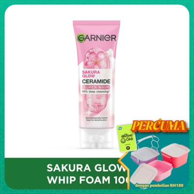 GARNIER - Sakura White Whip Foam 100ml
