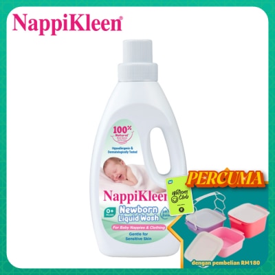 NAPPIKLEEN - Newborn Baby Liquid Wash 1KG