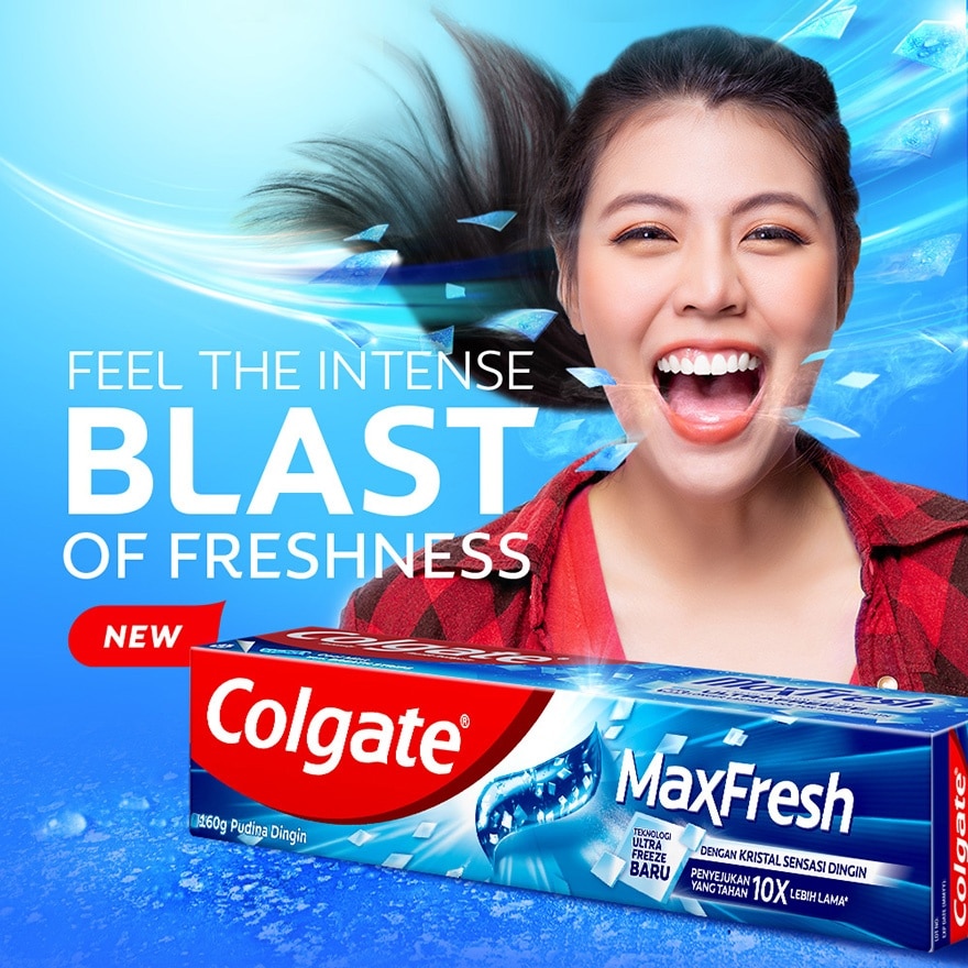 Colgate Max Fresh Cool Mint Toothpaste Valuepack (160g X 2)