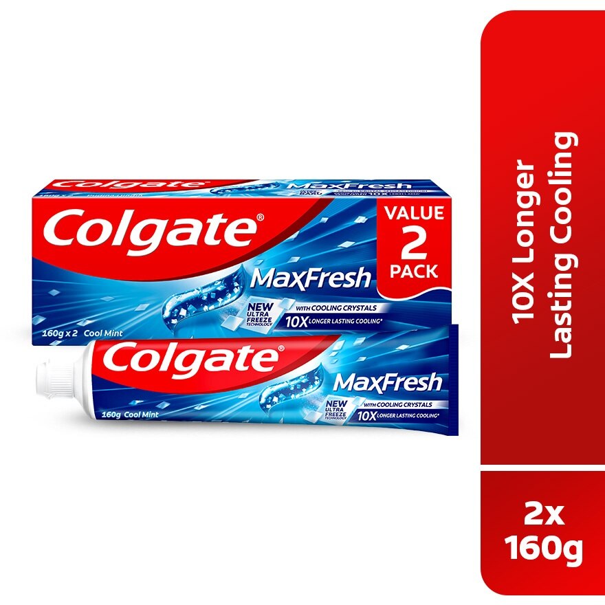 Max Fresh Toothpaste 2x160g Valuepack