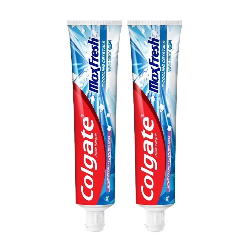 Colgate Max Fresh Cool Mint Toothpaste Valuepack (160g X 2)
