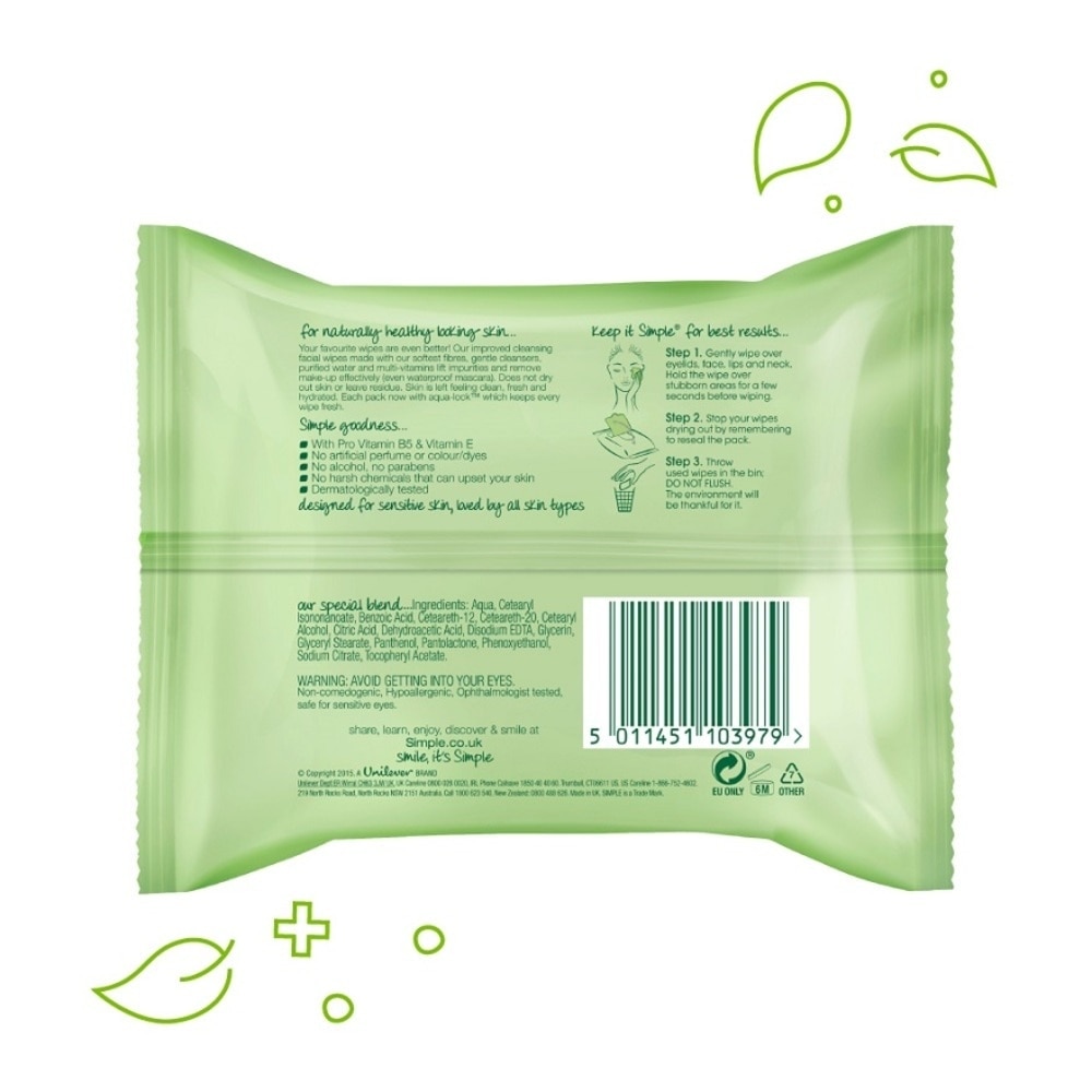 Kind to Skin Cleansing Facial Wipes 3x25's