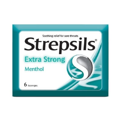 STREPSILS Extra Strong Menthol Lonzenges 6's