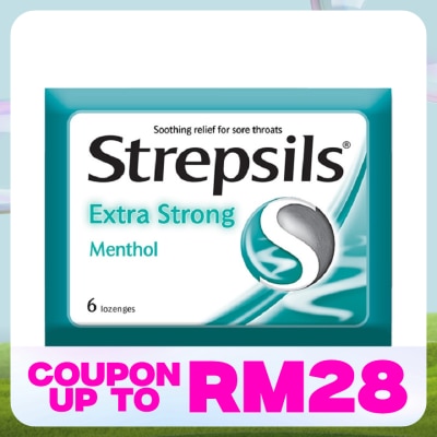 STREPSILS Extra Strong Menthol Lonzenges 6's